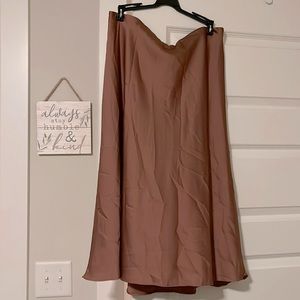 Silk brown skirt from Express